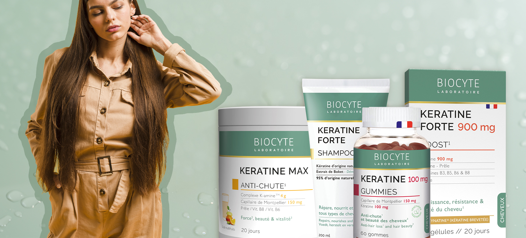 Programme cheveux Biocyte Kératine