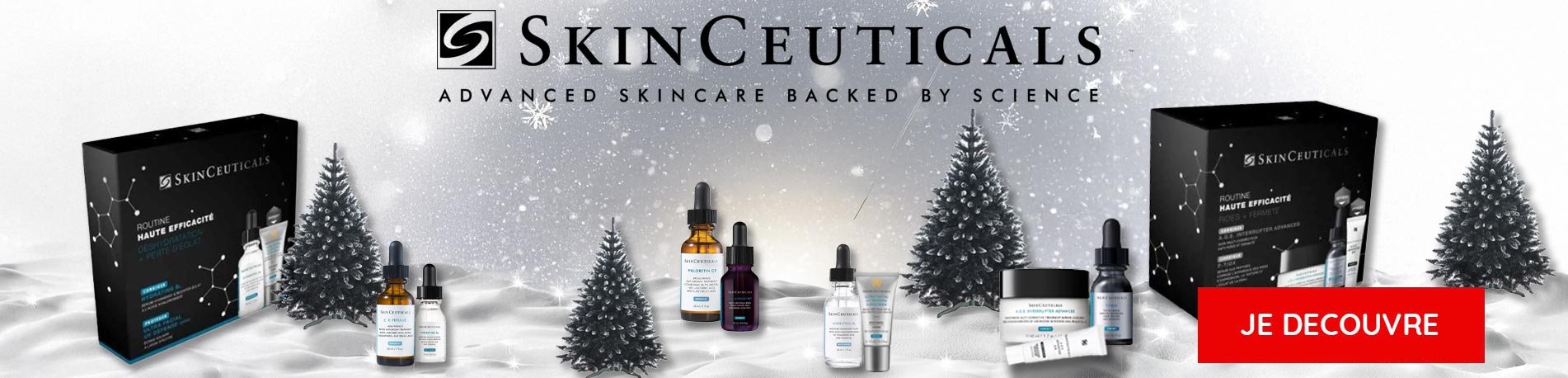 Bannière Skinceuticls Coffrets de Noel