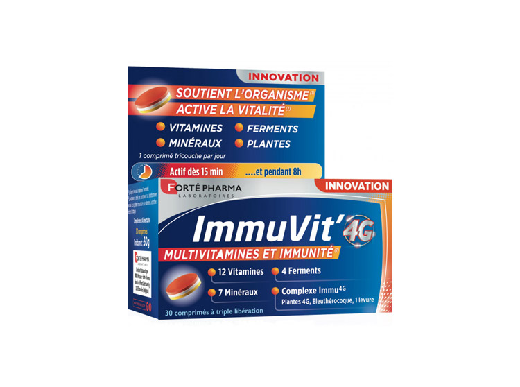 Forté Pharma ImmuVit' 4G - 30 comprimés