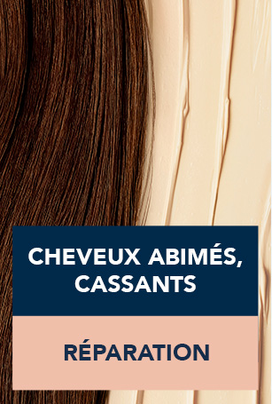 Routine pour cheveux abimés