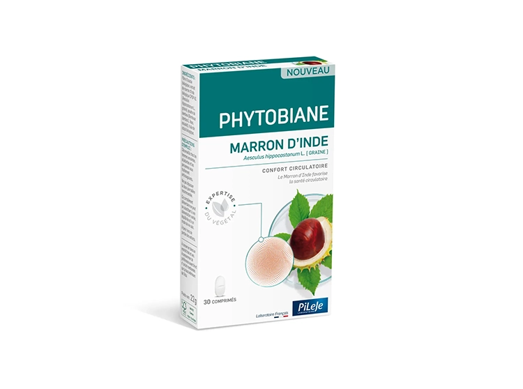 Pilèje Phytobiane Marron d'Inde - 30 comprimés