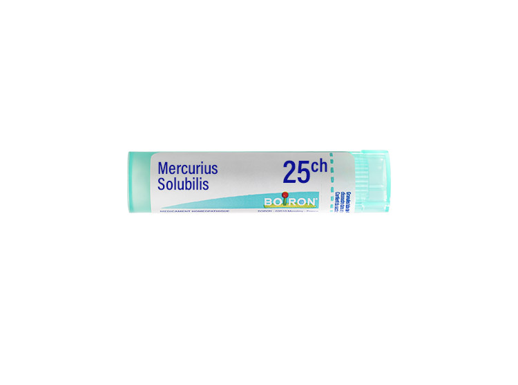 Boiron Mercurius Solubilis 25CH Tube - 4 g