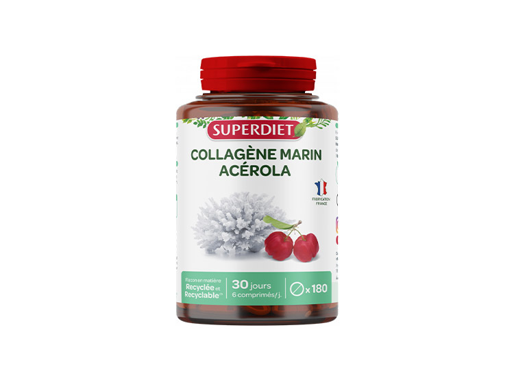 Superdiet Collagène Marin & Acérola - 180 comprimés