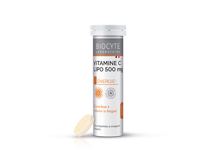 Longevity Vitamine C Lipo 500 mg - 30 comprimés à croquer