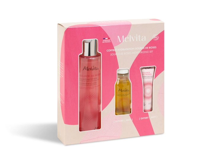 Melvita Coffret Hydratation Source de Roses