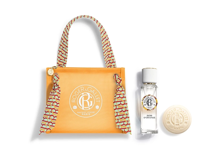 Trousse Automne Bois d'Orange  Eau parfumée + Gel Douche Bienfaisant