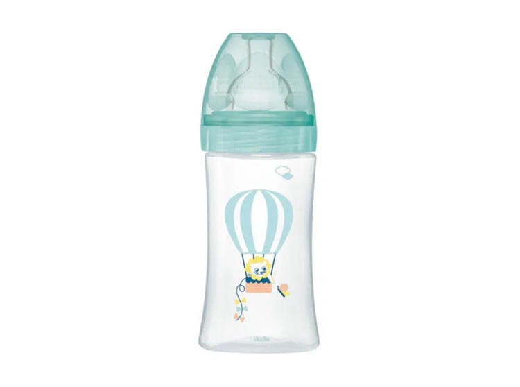 Dodie Biberon Anti Colique Lapin et Renard - 270ml