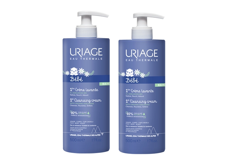 1ère Crème Lavante Bébé - 2x500ml