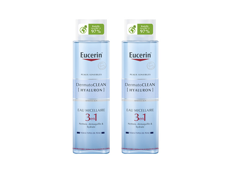 Eucerin DermatoCLEAN [HYALURON] Eau Micellaire 3 en 1 - 2x400ml