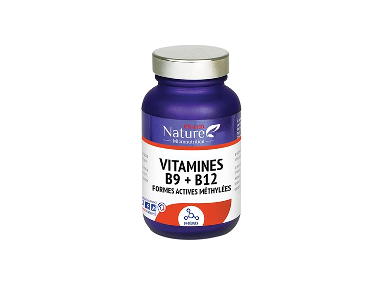 Vitamines B9 + B12 - 30 gélules