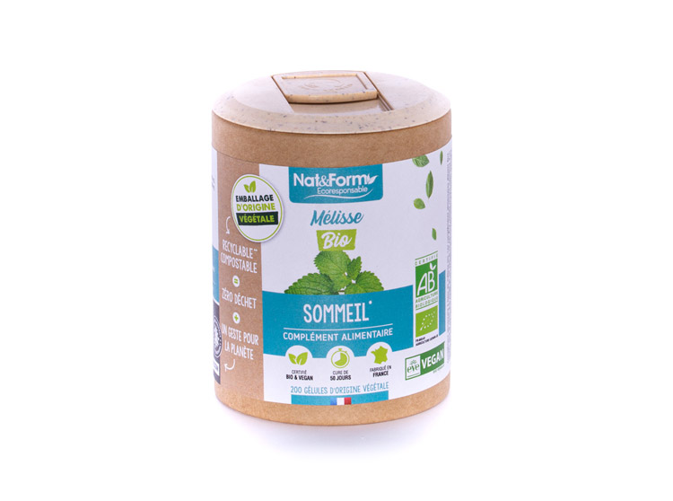 Ecoresponsable Mélisse BIO - 200 gélules