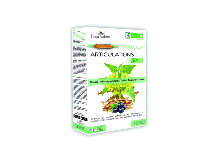 Flora Natura Complexe 4+ Articulations BIO - 20 ampoules