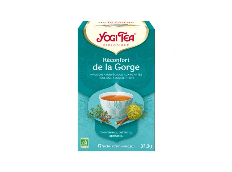 Yogi Tea Infusion Réconfort de La Gorge - 17 Sachets - Naturalia Courses en  ligne et offres