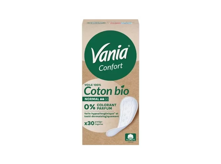 Confort Protège-lingeries Normal Coton BIO - 30 protections