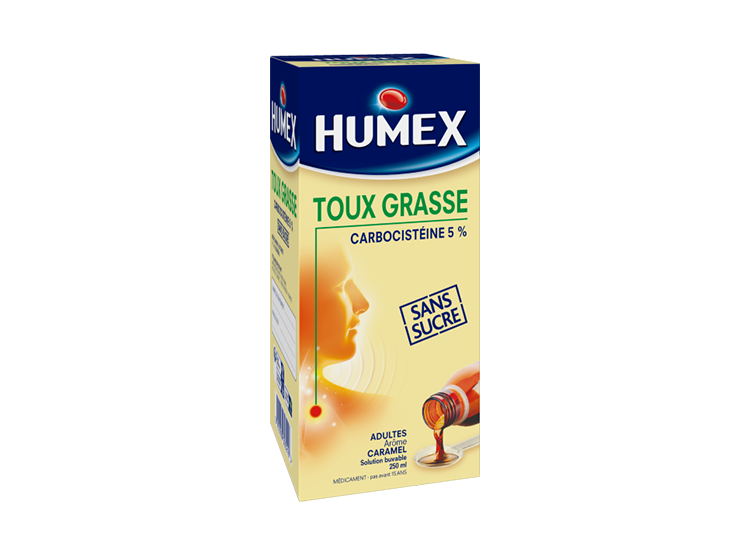 Humex 5% adultes Expectorant sans sucre - 250ml