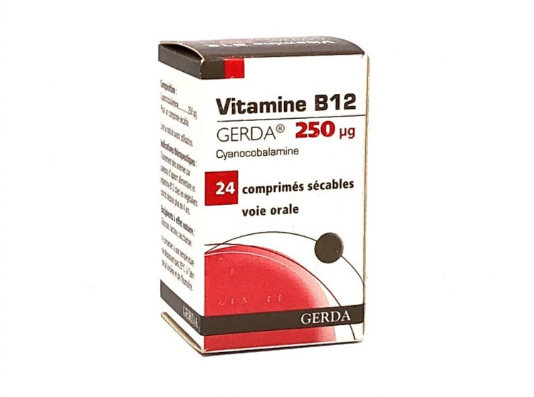 Vitamine B12 250mcg - 24 comprimés