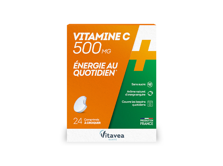 Vitamine C 500mg à croquer - 24 comprimés