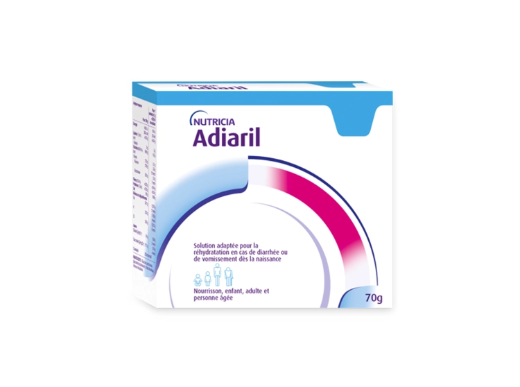 Adiaril Réhydratation Bébé - 10 sachets en poudre