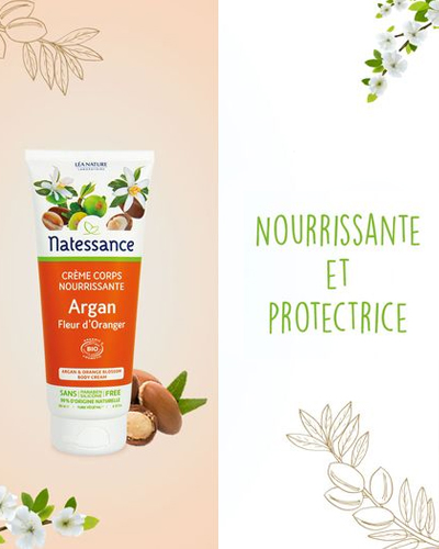 Crème corps argan natessance