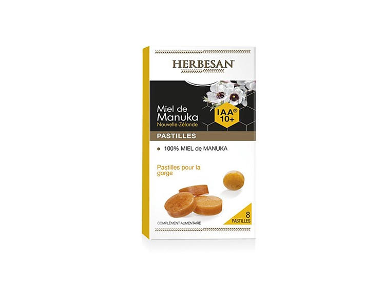 Pastilles Miel de Manuka IAA 10+ - 8 pastilles