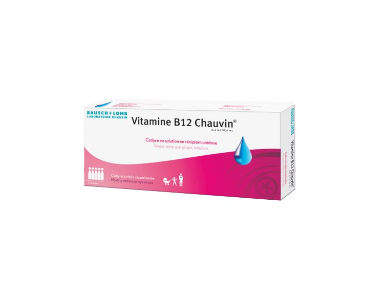 Bausch & Lomb Vitamine B12 Chauvin Collyre - 10 unidoses