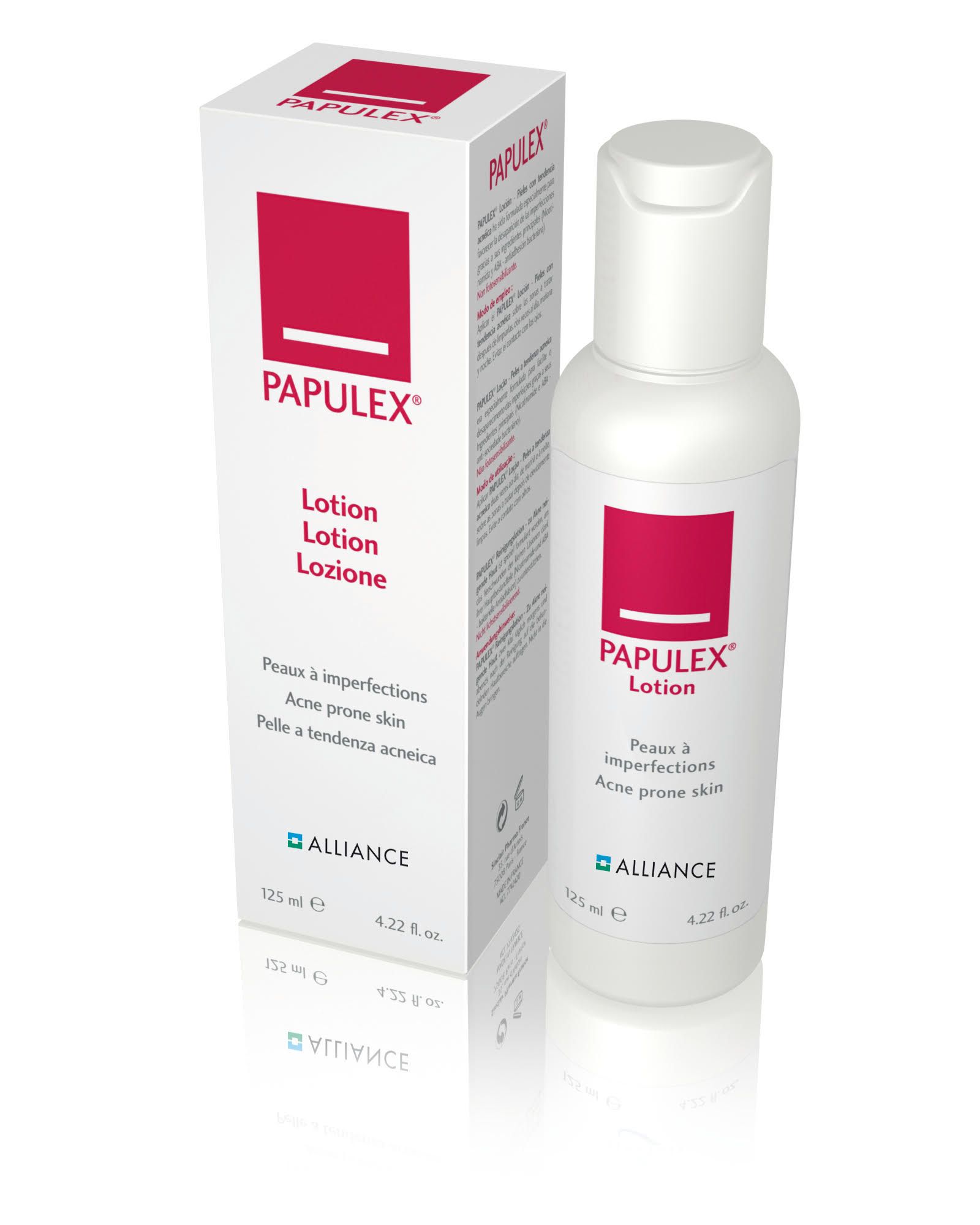 Alliance Papulex lotion peaux à imperfections 125ml