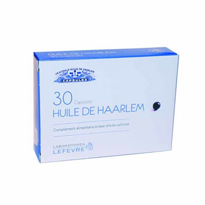 Lefevre Huile de Haarlem - x30 capsules - Pharmacie en ligne