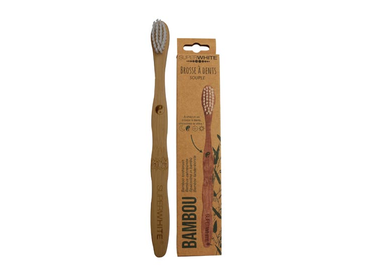 Superwhite Brosse à dents Bambou