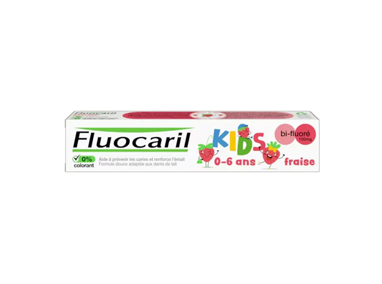 Dentifrice Kids Goût Fraise 0-6 ans - 75ml