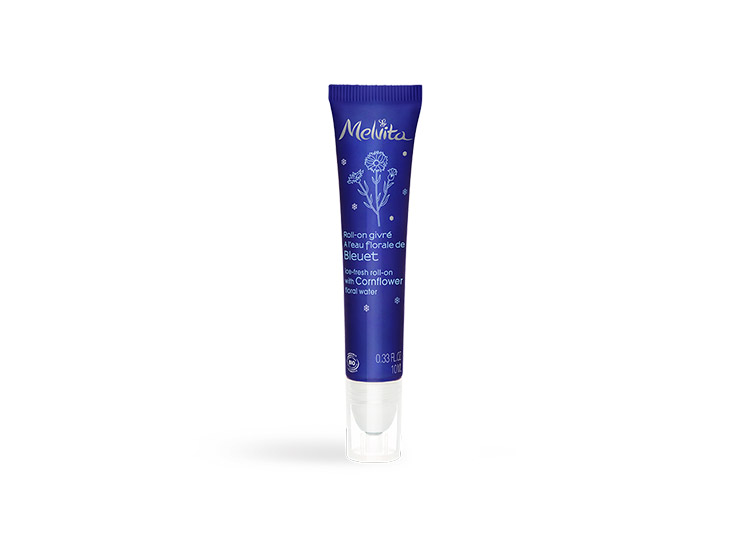 Melvita Roll-on givré à l'eau florale de bleuet contour des yeux BIO - 10ml