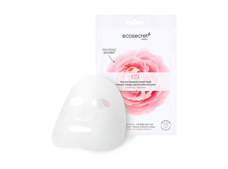 Masque visage Apaisant à l'extrait naturel de Rose