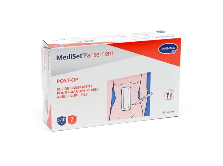 Mediset Pansement Post-opératoire Grandes Plaies - 3 soins