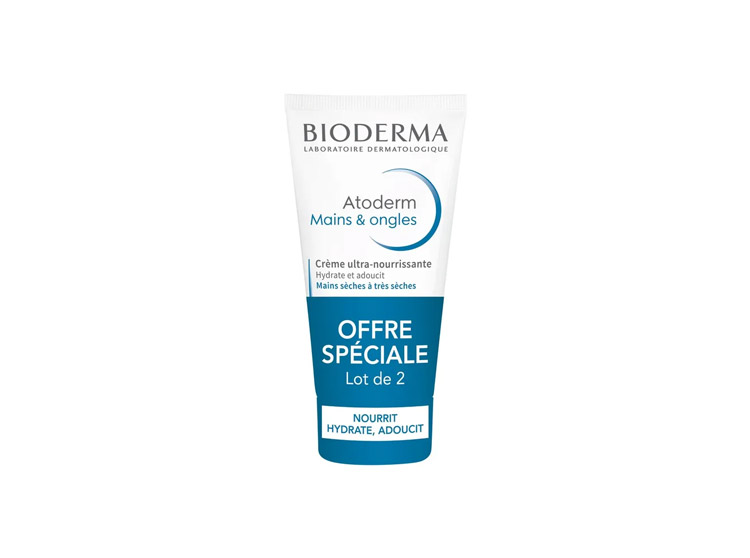 Bioderma Atoderm Mains & Ongles - 2x50ml