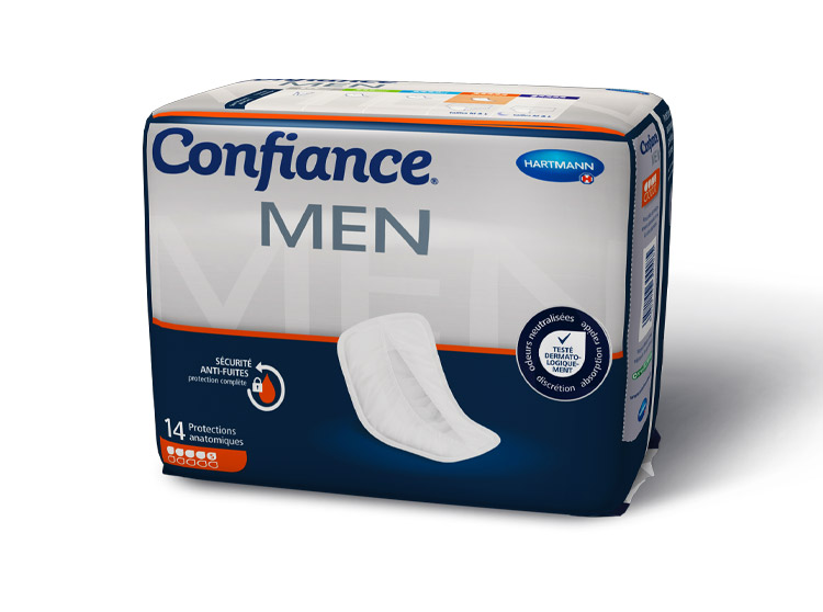 Confiance Men Protection Fuites Urinaires de Niveau 5 - 14 protections