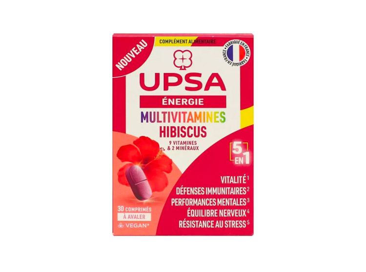 Energie Multivitamines Hibiscus - 30 comprimés