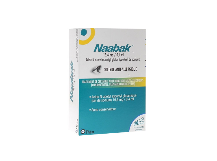 Naabak Collyre unidose - 10 x 0,4ml