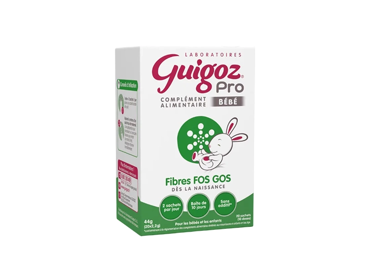 Guigoz Pro Fibres FOS GOS Bébé - 20 sachets