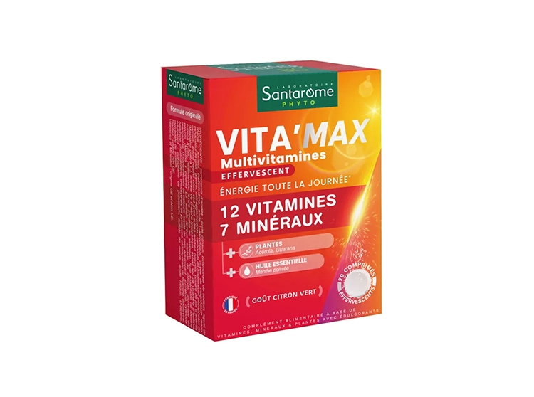 Vita'Max Multivitamines Effervescent - 20 comprimés