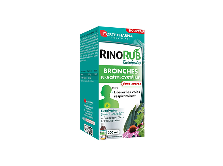 RinoRub Solution buvable bronches Eucalyptus - 200ml