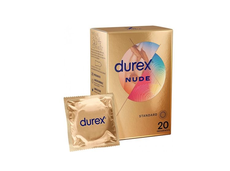 Durex Nude - 20 préservatifs