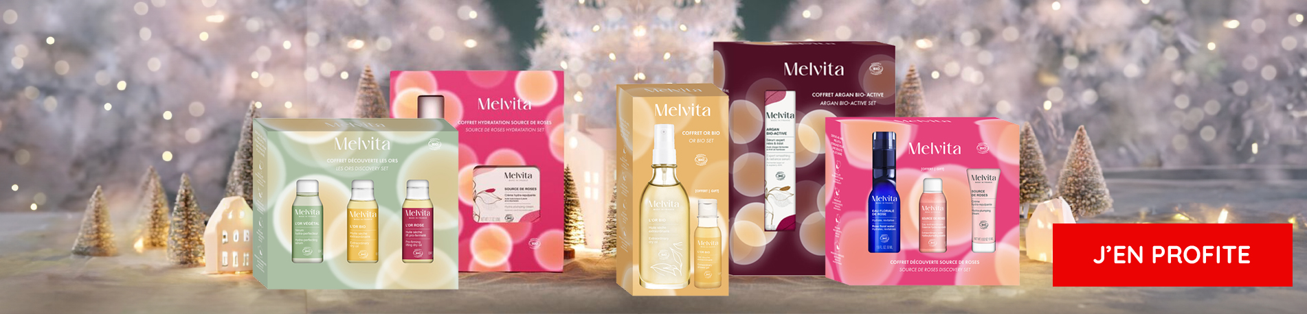 Coffrets cadeaux Noël Melvita