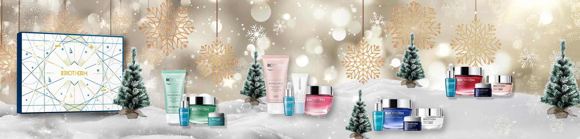 Bannière Coffrets de Noel Biotherm