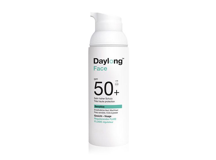 daylong sensitive face regulierendes fluid spf 50