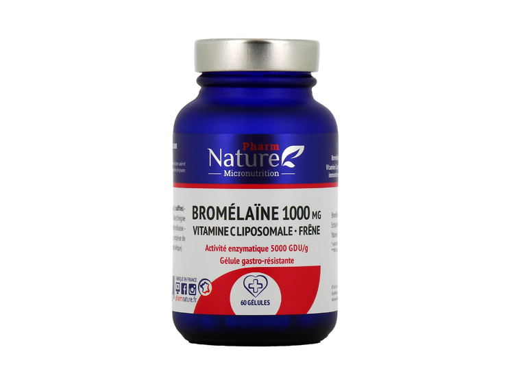 Pharm Nature Bromélaïne 1000mg - 60 gélules