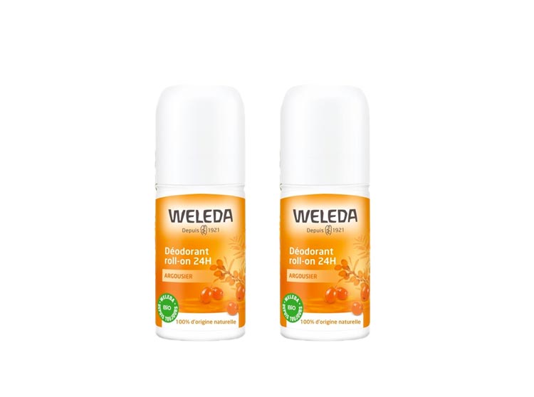 Weleda Déodorant Roll-On 24h Argousier - 2x250ml