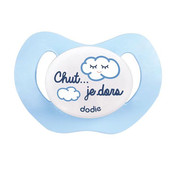 Dodie sucette physiologique silicone avec anneau 0-6 mois