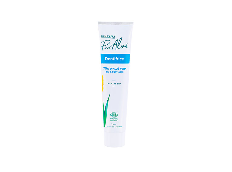 Pur Aloé Dentifrice 70% Aloe vera BIO - 75ml