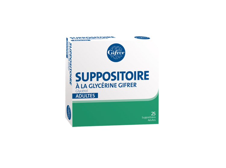 Gifrer Suppositoires à la glycérine - 25 suppositoires - Pharmacie en ligne