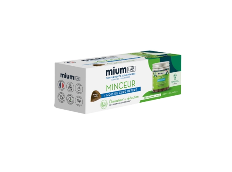 Coffret Eco-recharge Gummies Cure Minceur sans sucres - 4x42 gummies