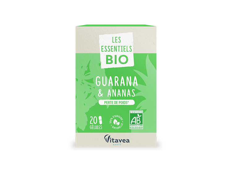 Les Essentiels Guarana & Ananas BIO - 20 Gélules